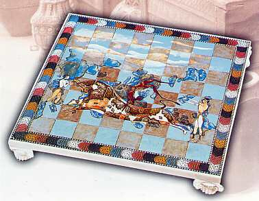 Chessboard -<BR>Minoan <i>Bull Leaping</i>